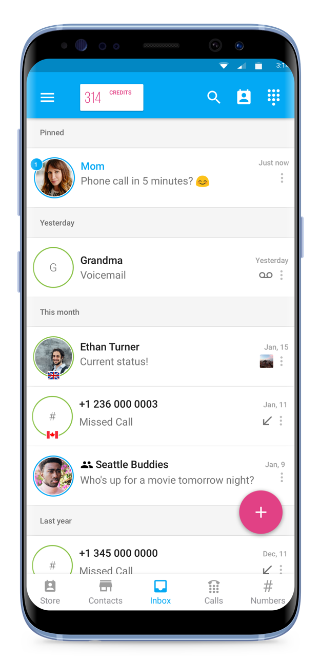 TextMe- Unlimited free texting and calling to any phone